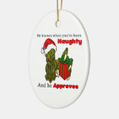 Cthulhu Kerstmis Keramisch Ornament (Links)