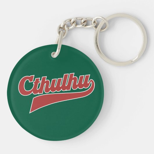 Cthulhu League Script -  Eldritch Lettering Sleutelhanger (Achterkant)