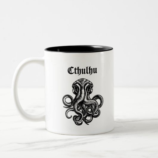 Cthulhu Lord - Savior Lovecraft Tweekleurige Koffiemok (Links)