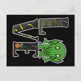 Cthulhu LOVE briefkaart