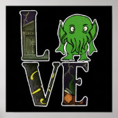 Cthulhu LOVE poster (Voorkant)