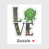 Cthulhu LOVE Sticker (Vel)