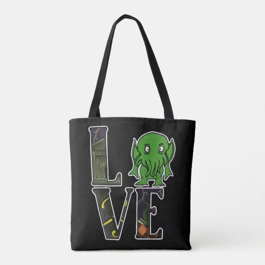 Cthulhu LOVE Tas (Achterkant)