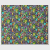 Cthulhu Lovecraft Mythos Chibi Bestiary Cadeaupapier (Vlak)