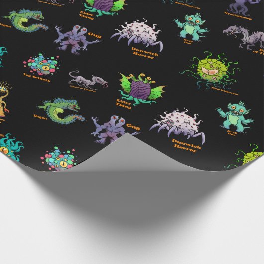 Cthulhu Lovecraft Mythos Chibi Bestiary II Cadeaupapier (Hoek)