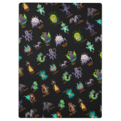 Cthulhu Lovecraft Mythos Chibi Bestiary Klembord (Achterkant)