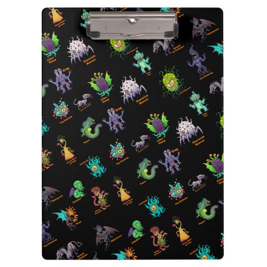 Cthulhu Lovecraft Mythos Chibi Bestiary Klembord (Voorkant)