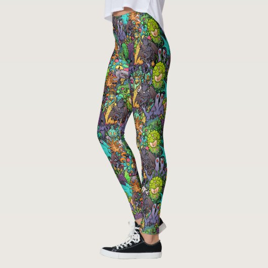 Cthulhu Lovecraft Mythos Chibi Bestiary Leggings (Links)
