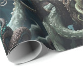 Cthulhu Lovecraft Octopus Enge Horror Cadeaupapier (Rol Hoek)