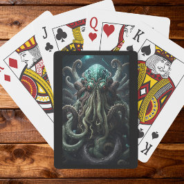 Cthulhu Lovecraft Octopus Enge Horror Pokerkaarten