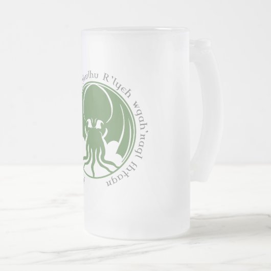 Cthulhu Matglas Bierpul (Voorkant rechts)