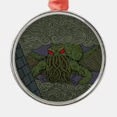 Cthulhu Metalen Ornament (Voorkant)