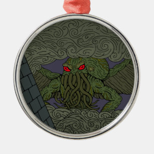 Cthulhu Metalen Ornament