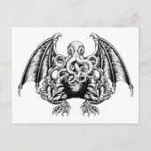 Cthulhu Monster Briefkaart (Voorkant)
