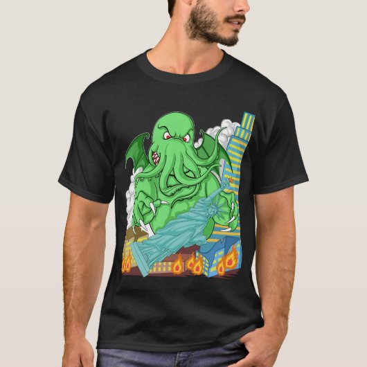 Cthulhu monster t-shirt (Voorkant)