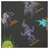 Cthulhu Mythos Chibi Bestiary Stof (Swatch)