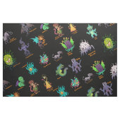 Cthulhu Mythos Chibi Bestiary Stof (Fat Quarter)