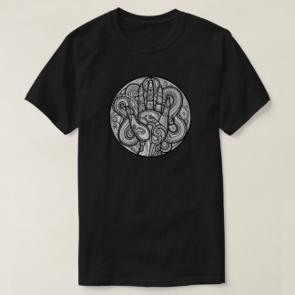 CTHULHU NECRONOMICON HAND OF WATER SYMBOL T-SHIRT