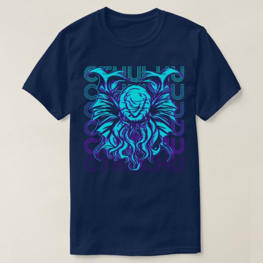 Cthulhu Necronomicon Monster Retro Gift T-shirt (Design voorkant)