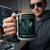 Cthulhu Oude Oproep Spam Mok Grappige Eldritch