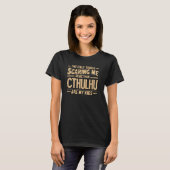 Cthulhu ouders grap, kosmische horror vader moeder t-shirt (Voorkant volledig)