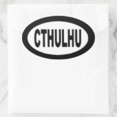 Cthulhu Ovale Sticker (Tas)