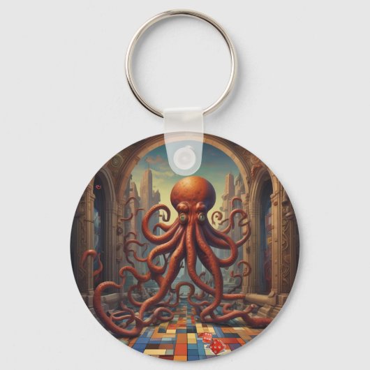 Cthulhu Paradijs Verloren Sleutelhanger (Voorkant)