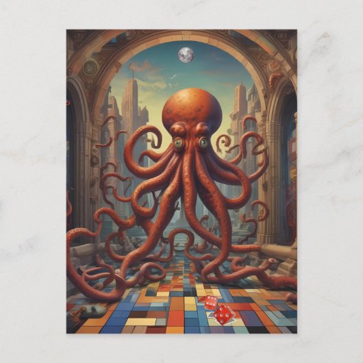 Cthulhu Paradise Lost Briefkaart (Voorkant)