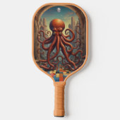 Cthulhu Paradise Lost Pickleball Paddle (Achterkant)