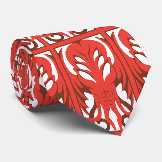 Cthulhu patroon stropdas (Opgerold)