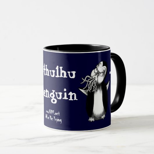 Cthulhu Penguin: .... Mok (Voorkant rechts)