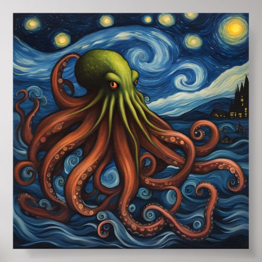 Cthulhu Post-Impressionisme Poster (Voorkant)
