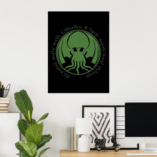 Cthulhu Poster (Thuiskantoor)