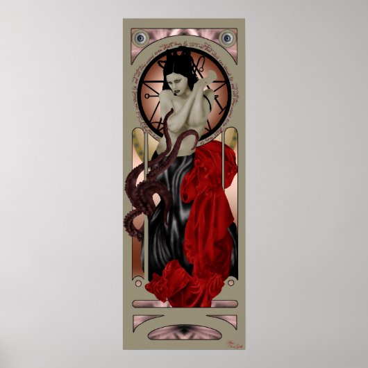 cthulhu priestess poster (Voorkant)