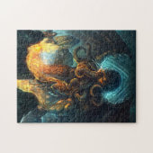 Cthulhu-puzzel van Lovecraft Legpuzzel (Horizontaal)