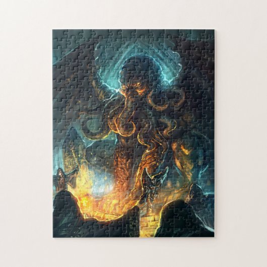 Cthulhu-puzzel van Lovecraft Legpuzzel (Verticaal)