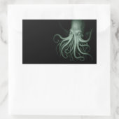 cthulhu rechthoekige sticker (Tas)