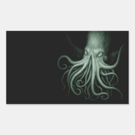 cthulhu rechthoekige sticker