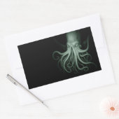 cthulhu rechthoekige sticker (Envelop)