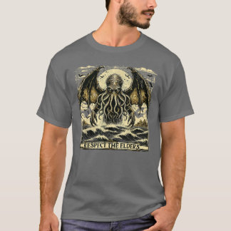 Cthulhu Respecthe Ouders Vintage Kosmische Horror T-shirt