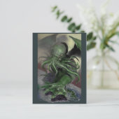 Cthulhu Rising H.P Lovecraft is de inspiratiebron  Briefkaart (Staand voorkant)