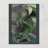 Cthulhu Rising H.P Lovecraft is de inspiratiebron  Briefkaart (Voorkant)