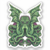 Cthulhu Rising Sticker (Voorkant)