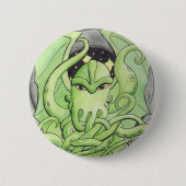 Cthulhu Ronde Button 5,7 Cm (Voorkant)