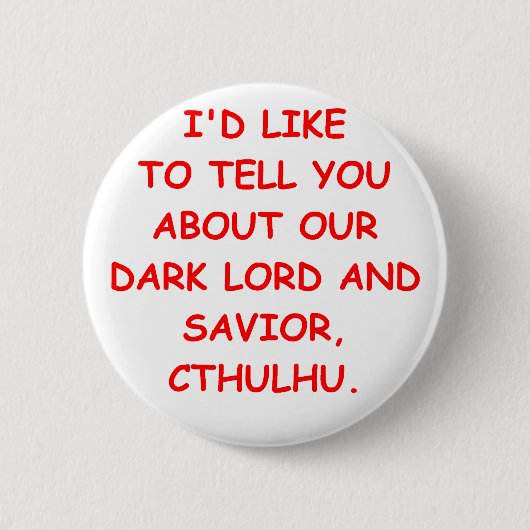 cthulhu ronde button 5,7 cm (Voorkant)