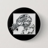 Cthulhu Ronde Button 5,7 Cm (Voorkant)