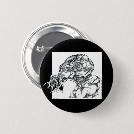 Cthulhu Ronde Button 5,7 Cm (Voorkant /achterkant)