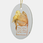 Cthulhu-schets door Lovecraft Keramisch Ornament (Links)