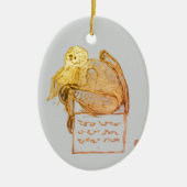 Cthulhu-schets door Lovecraft Keramisch Ornament (Voorkant)