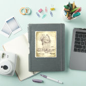 Cthulhu-schets van Lovecraft Sticker (iPad Cover)